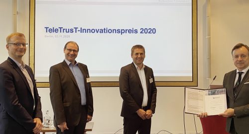 SDoT wird mit TeleTrusT Innovationspreis 2020 für IT-Sicherheitsprodukte ausgezeichnet